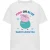 Peppa Pig Dames roze of blauw pappie varken houdt van jou t-shirt