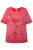 Ulla Popken Shirt  framboos / zwart / zilver