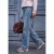 Jeans met Mid Waist-taille en Wide Leg-pijpen in een Loose Fit-pasvorm