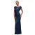 Vrouwelijke rugloze sequins jurk Goddiva Maxi