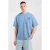 America Today relaxed fit T-shirt met backprint – vintageblauw
