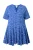 Ulla Popken Shirt  blauw / wit