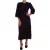 Dolce & Gabbana Vrouwen Paarse Franje Midi Sheath Jurk