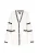 DreiMaster Maritim Gebreid vest  zwart / offwhite