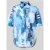 Marc Cain regular fit overhemdblouse met all-over motiefprint