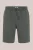 WE Fashion – Heren relaxed fit sweatshort met structuur – Relaxed Fit – Donkergroen – Katoen –