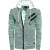 Chunky gebreide jas met capuchon met volledige rits