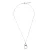 Orphelia ‘Aavia’ Dames 925 Sterling Zilveren Ketting met Hanger – Roze ZH-7422