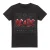 AC/DC Heren Zwart IJs T-Shirt (Zwart)