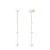 Abrazi gold plated oorbellen Resa