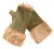 Womens Shearling Wanten Vingerloze manchetten Toscana Suède Schapenvacht Bont