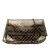 Tweedehands Metallic Kalfsleer Intrecciomirage Chain Flap Crossbody