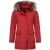 Matogla Nepbontjassen winterjas wooly lang nepbontkraag parka steekzakken 5692a