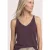 Top met V-hals en glitterdetails