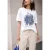 Street One Studio Dames Shirt met ronde hals en frontprint in Wit