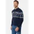 Babista Plus Size wollen trui – donkerblauw