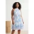 Trendyol Curve Dames Ecru Bloemen Kort / Mini Mouwloos Casual A-lijn Grote maten Jurk