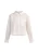 Mymo overhemdblouse Dames Wit roze oranje stippen