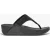 LULU SHIMMERLUX Vrouwen Tussenstuk Sandalen Helemaal Zwart