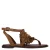 Manfield suède sandalen camel