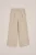 WE Fashion – Meisjes wide leg broek met print – High waist – Beige –