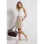 Street One Dames Rok van paperbag in Beige