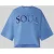 Smith and Soul Kort boxy fit sweatshirt met labelstitching