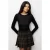 Slim Fit Lange Mouw Crew Neck Blouse