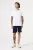 Donkerblauwe chinoshort