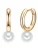 Valero Pearls Oorbellen  goud / parelwit