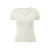 T-shirt met V-hals met golvende afwerking aan de mouwen voor dames QS