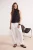 TRENDYOLMİLLA Dames Zwart Effen Mouwloos Regular fit Blouses