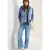 Cecil Dames Jas met structuurmix en capuchon in Blauw