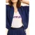 ICode Indigo Tech Knit Zipped Top Indigo