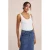 WE Fundamentals singlet met katoen wit