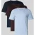 Boss T-shirtset met logo-opschrift in set van 3