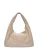 Roberta M Beige Rundleer Tas