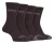 Jeep – 4-pack anti-blaar luxe laarzensokken voor heren – Bruin / Aarde