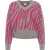 Mymo Gebreide trui Dames grijs/roze
