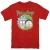 Rick And Morty Uniseks Drijvende Koppen T-shirt voor volwassenen (Rood)