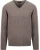 William Lockie Pullover Lamswol Vole Bruin Grijs