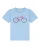 watabout.kids Shirt ‘Pink Bike’  lichtblauw / grijs / rood / zwart
