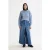 Scotch & Soda Fuzzy Crew Neck Pullover Faded Denim Melange