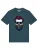 Watapparel Shirt ‘Hipster Skull’  blauw / geel / petrol / rood / wit