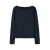 LMTD slim fit longsleeve – donkerblauw