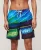 Superdry Mannen Gerecyclede Zwemshort met Fotoprint – 43 cm Blauw