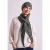 Jacquard driehoekige sjaal met luipaardprint