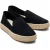 TOMS Carolina 100% Koe Dames Zwarte Espadrilles