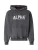 ALPHA INDUSTRIES Sweatshirt ‘Stencil’  zwart / wit