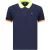Noorwegen 1963 Blauwe Katoenen Polo voor Mannen